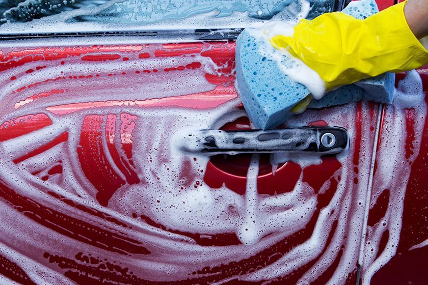 mycie ręczne samochodu